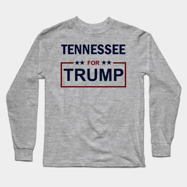 Tennessee for Trump Long Sleeve T-Shirt by ESDesign